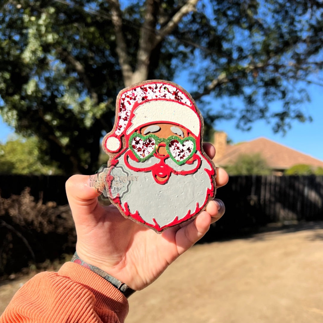 Heart Eyes Santa