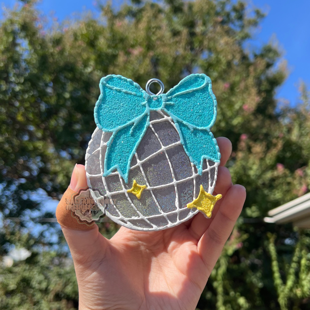 Disco Ball w/ Bow