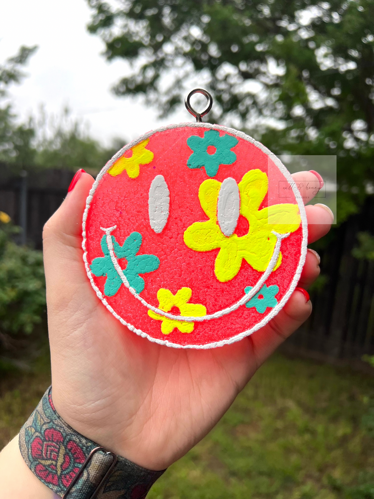 Floral Smiley Face