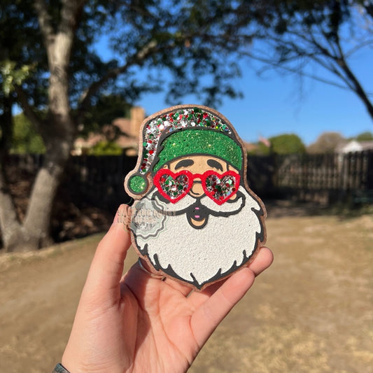 Heart Eyes Santa