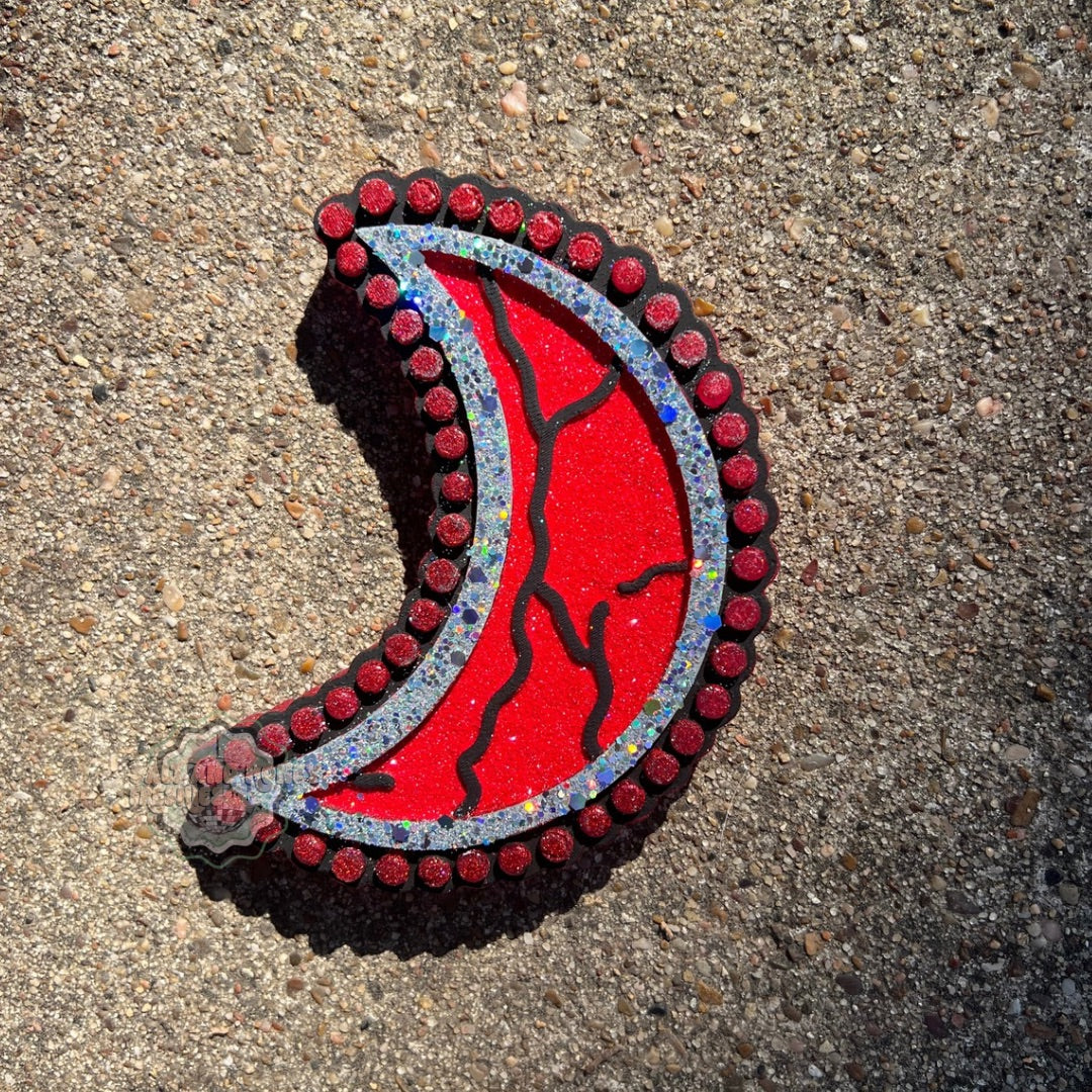 Turquoise Crescent Moon