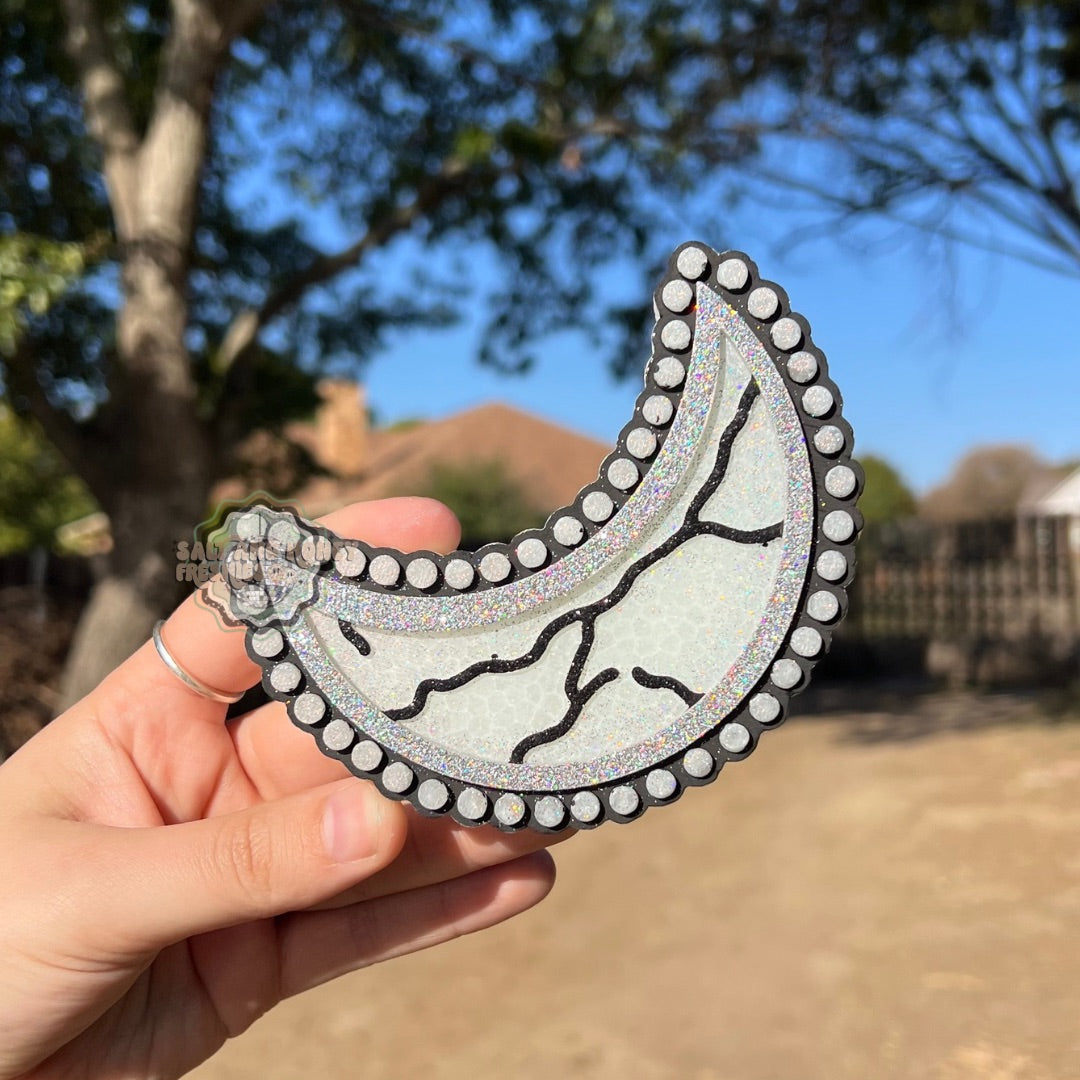 Turquoise Crescent Moon