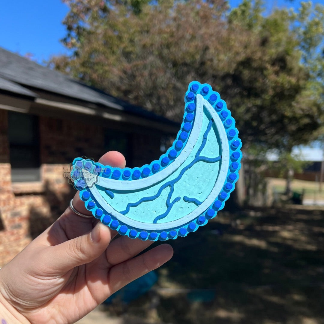 Turquoise Crescent Moon