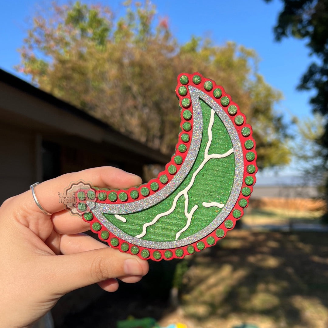 Turquoise Crescent Moon