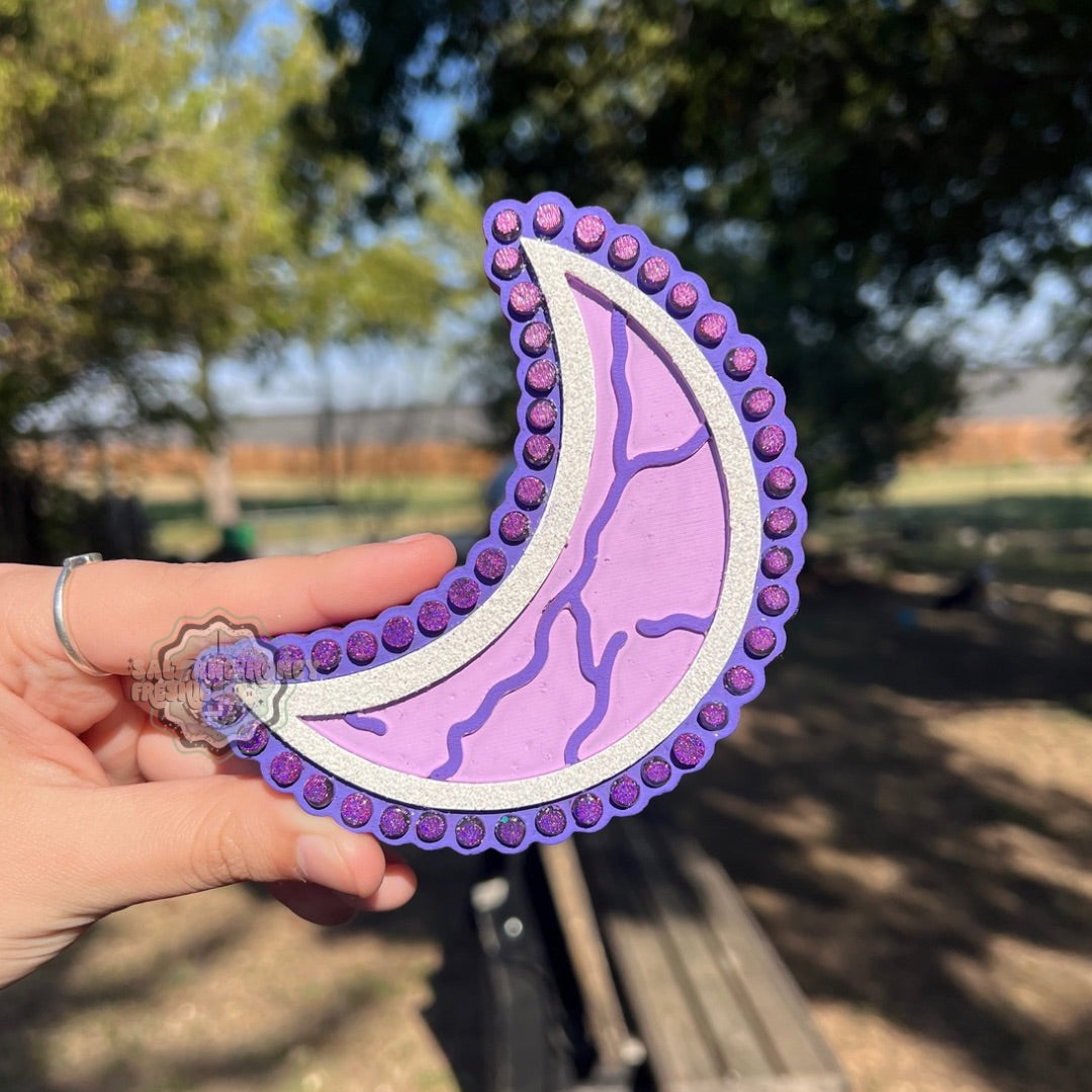 Turquoise Crescent Moon