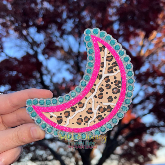 Turquoise Crescent Moon